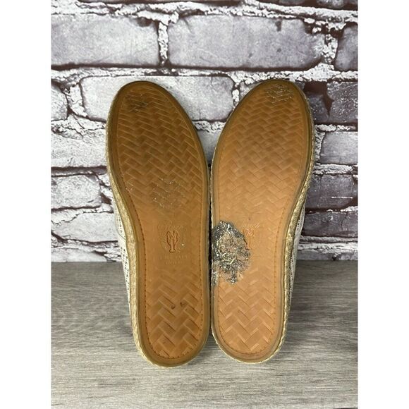 Cole Haan Ivory Leather Perforated Espadrilles Comfort Shoes Women Sz 8.5B US/39 - Picture 13 of 16